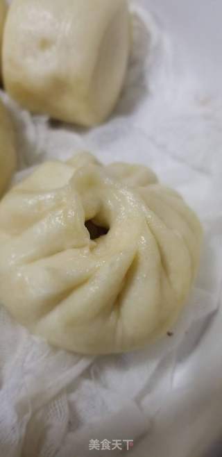 肉末粉丝白菜包的做法步骤：14