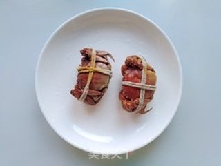 小熊薄饼机试用——蟹粉鸡蛋包的做法步骤：2