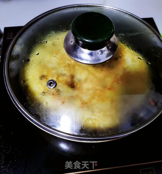 懒人早餐杂粮鸡蛋葡萄干饼的做法步骤:9