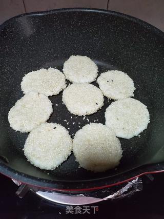 山药芝麻饼的做法步骤:15