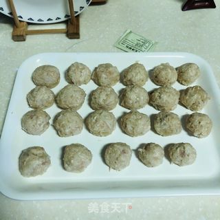 萝卜鸡肉丸的做法步骤：11