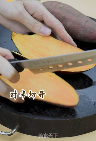 芝士焗红薯的做法步骤:3