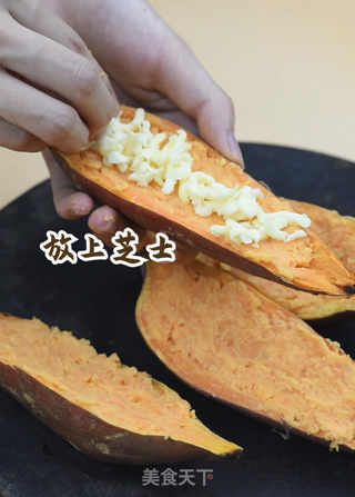 芝士焗红薯的做法步骤:8