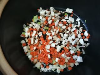 胡萝卜香菇芹菜粥的做法步骤:8