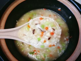 胡萝卜香菇芹菜粥的做法步骤:13