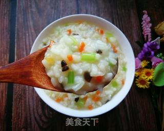 胡萝卜香菇芹菜粥的做法步骤:15