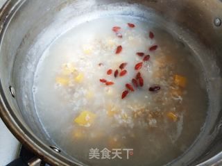 大米燕麦红薯粥的做法步骤:7
