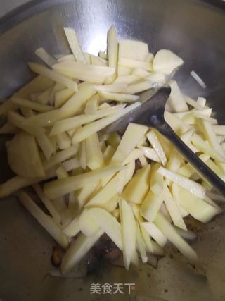 土豆打卤面的做法步骤:13