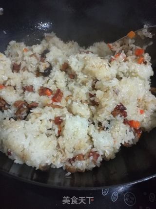 简易版八宝炒饭的做法步骤:11