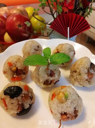 简易版八宝炒饭的做法步骤:16