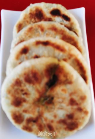 韭菜鸡蛋馅饼的做法步骤:10