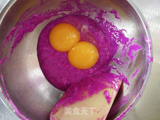 火龙果松饼的做法步骤:2