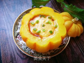 太阳果蒸蛋羮的做法步骤:12