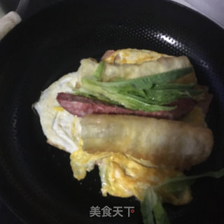 酥皮高粱煎饼卷的做法步骤：8