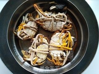 清蒸大闸蟹的做法步骤:8