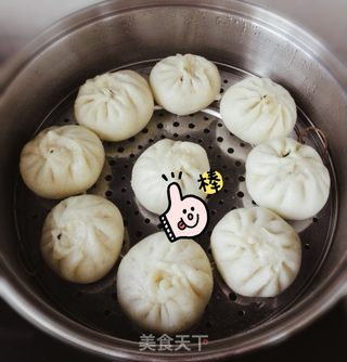 素三鲜包子的做法步骤:11