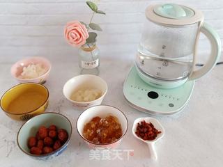 桃胶皂角米雪燕羹的做法步骤:2