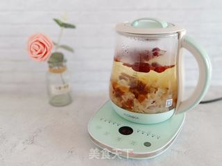 桃胶皂角米雪燕羹的做法步骤:11