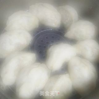 鸡蛋角瓜素蒸饺的做法步骤:12