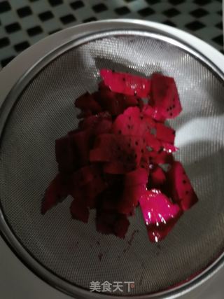 火龙果班戟(不加淡奶油)的做法步骤:3