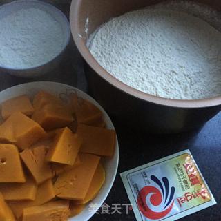 南瓜馒头的做法步骤：1