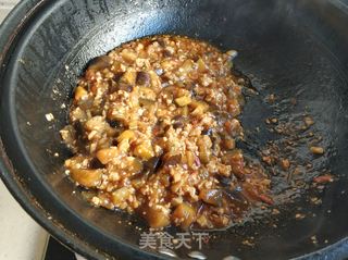 茄子肉末番茄打卤面的做法步骤:9
