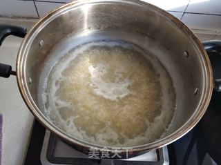 香芹二米粥的做法步骤:4