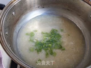香芹二米粥的做法步骤:5