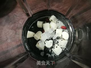 山药花生黑芝麻米浆的做法步骤:5