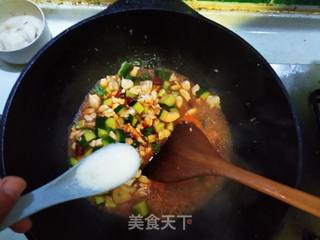 酱烧鸡丁的做法步骤:14