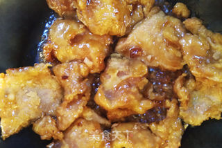 锅包肉的做法步骤:10