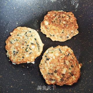 鲜虾海苔冬瓜蛋饼的做法步骤:7
