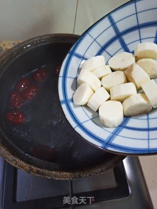 红枣山药小米粥的做法步骤:3