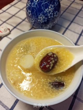红枣山药小米粥的做法步骤:7