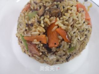 没有蛋的炒饭的做法步骤:4