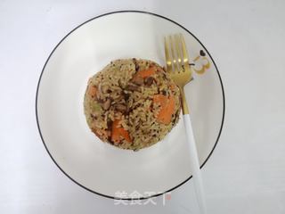 没有蛋的炒饭的做法步骤:6