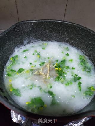 虾仁青菜粥的做法步骤:6