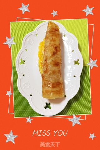 鸡蛋手抓饼的做法步骤：7