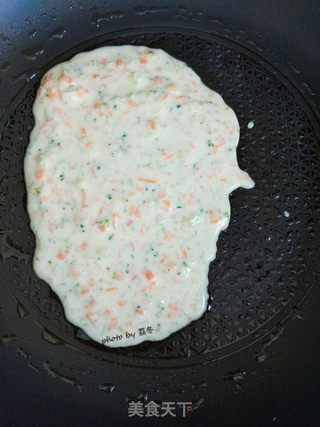 西兰花胡萝卜鸡蛋早餐饼的做法步骤:12