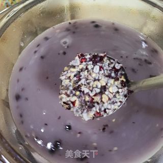 黑糯米渣子粥的做法步骤:4