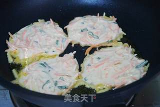 土豆丝鸡蛋饼的做法步骤:6