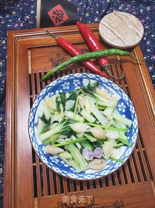 小白菜炒贝壳面的做法步骤:12