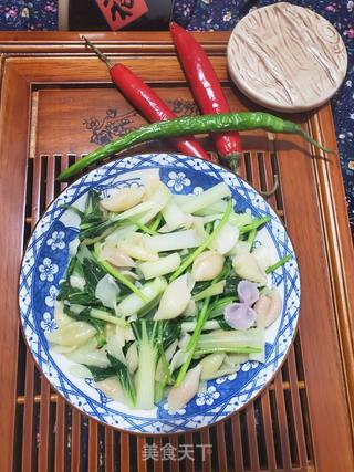 小白菜炒贝壳面的做法步骤:13