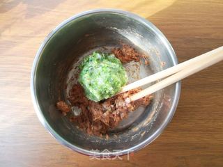 菜芯猪肉馄饨的做法步骤:4