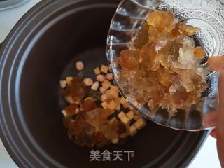 红薯花生桃胶汤的做法步骤:5