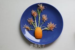 菊花餐盘画~的做法步骤：4