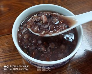 电炖煲版黑豆粥的做法步骤：5