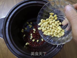 二豆米粥的做法步骤:3