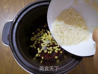 二豆米粥的做法步骤:4