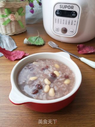 二豆米粥的做法步骤:9